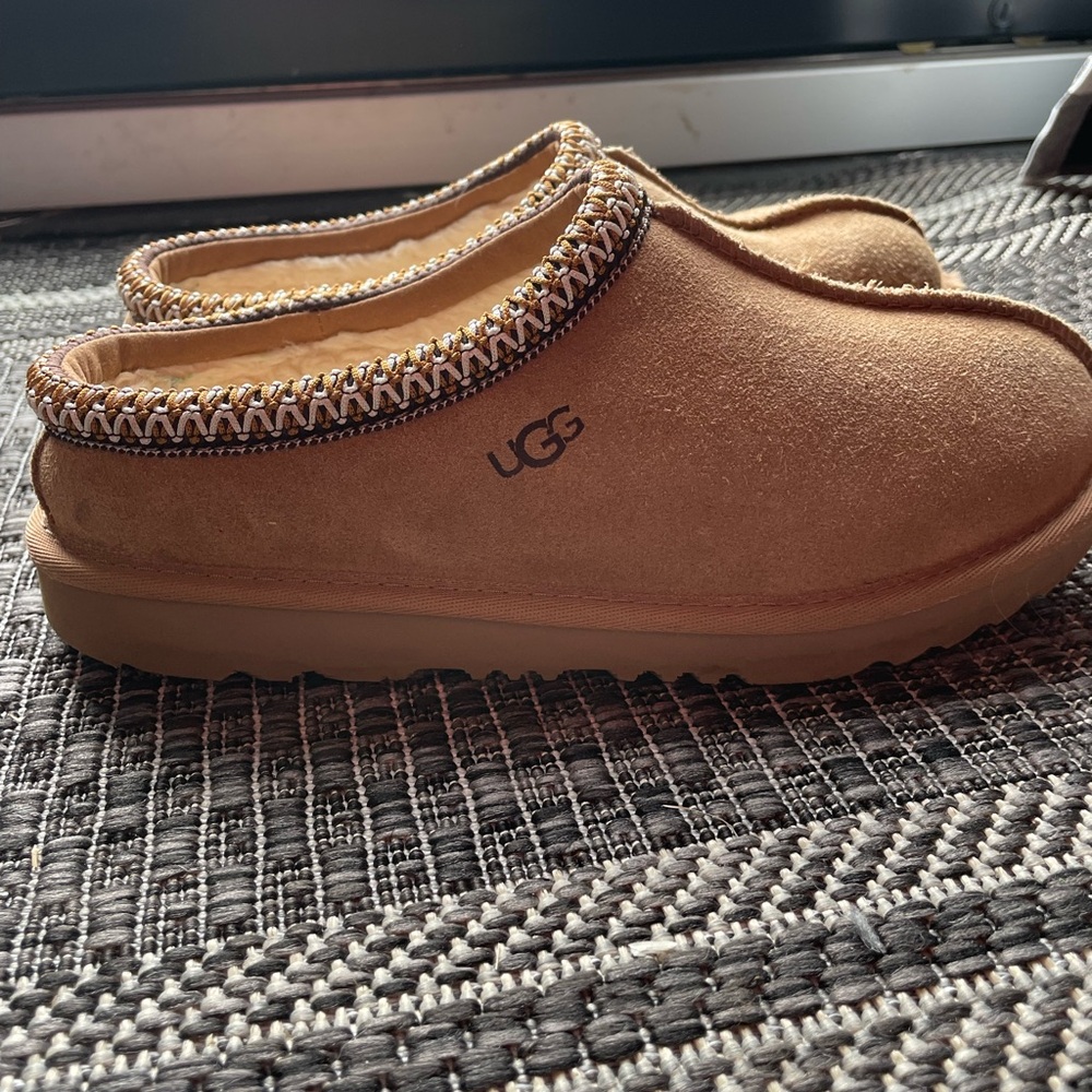 UGG Kids Tan Slippers